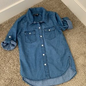 Girls denim shirt